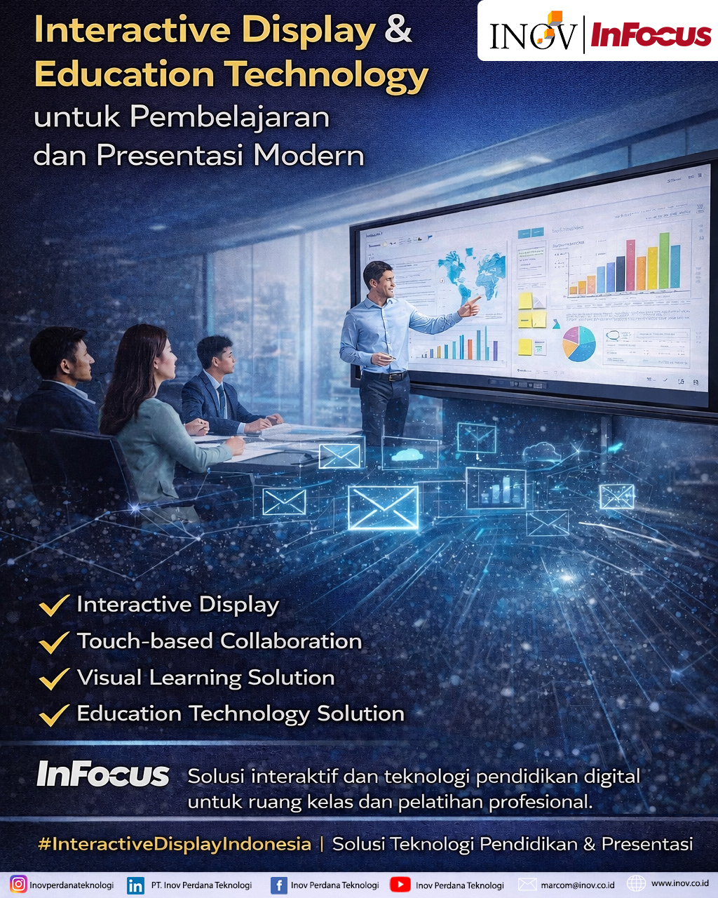 Interactive Display &amp; Education Technology untuk Pembelajaran Modern | INOV